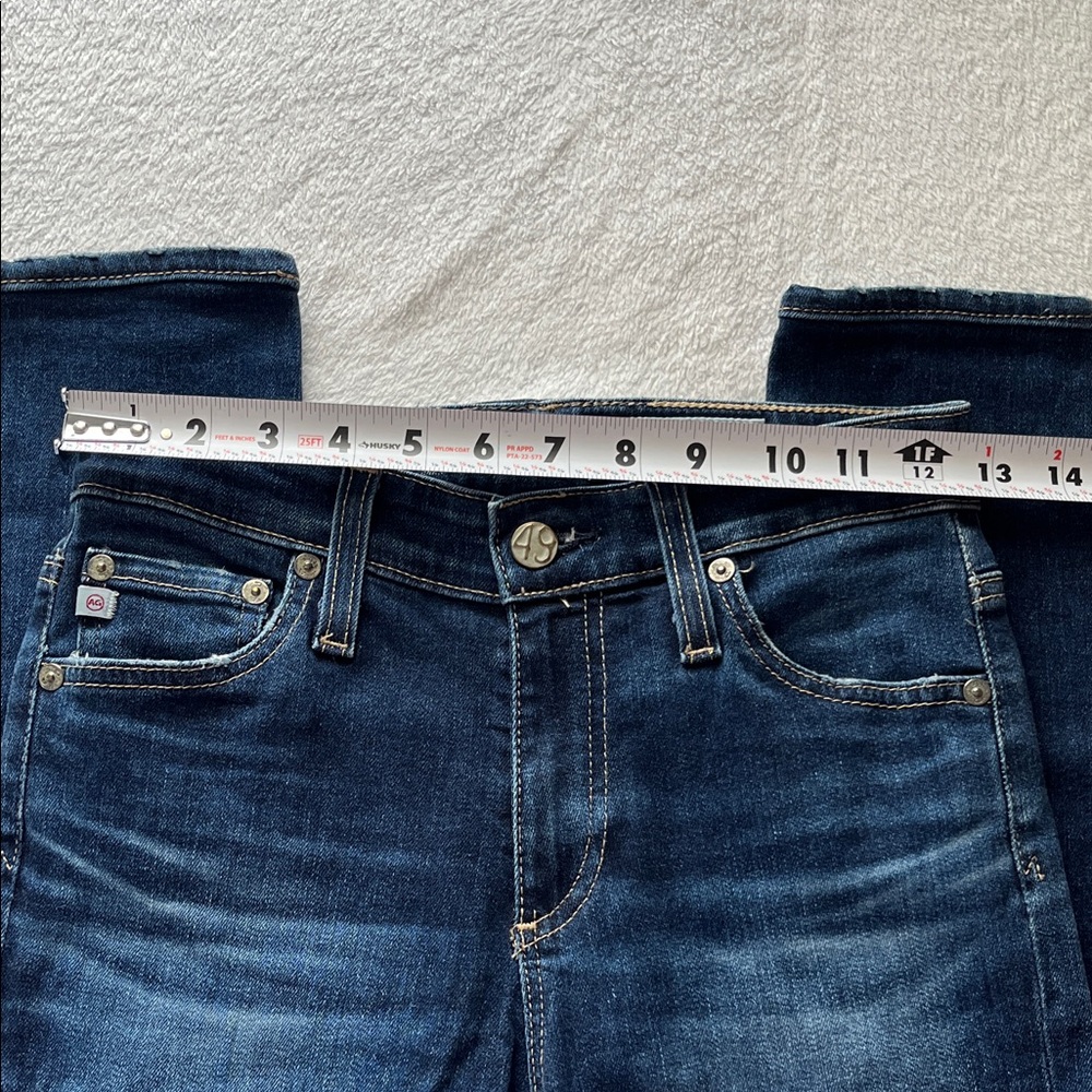 AG Adriano Goldschmied Dark Blue Skinny Jeans - Picture 4 of 7